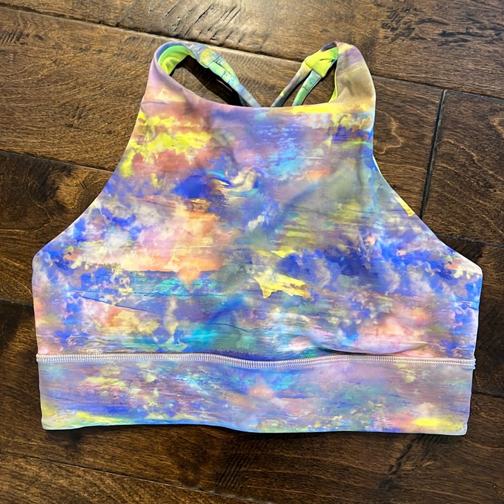 Lululemon sports bra. Excellent condition 10 Long line Energy
